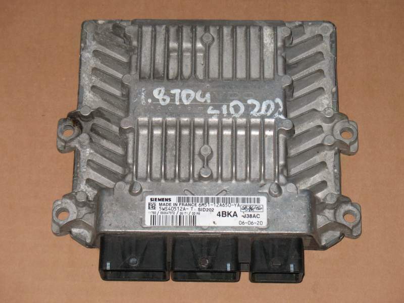 ECU Ford Focus TDCi SID202 5WS40512A-T 6M51-12A650-YA 4BKA