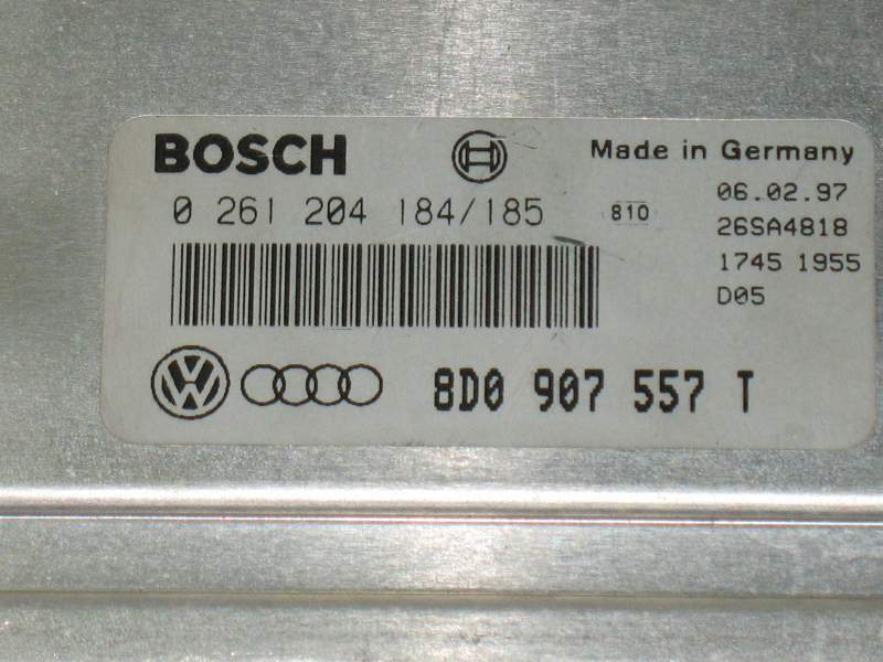ECU AUDI A4 A6 VW PASSAT 1.8T BOSCH 0261204185 0261204184 M3.8.2