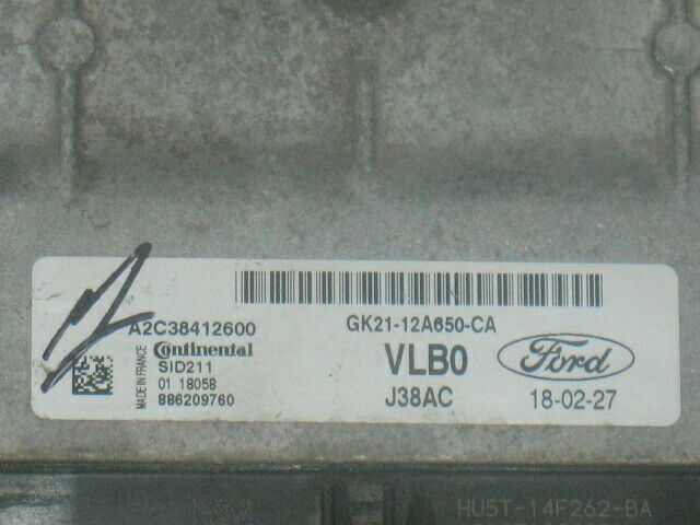 Ecu ford transit custom a2c38412600 gk21-12a650-ca sid211 vlbo