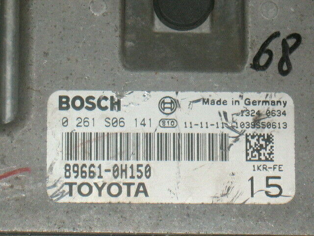 ECU TOYOTA AYGO AUTOMATIC 0261S06141 89661-0H150