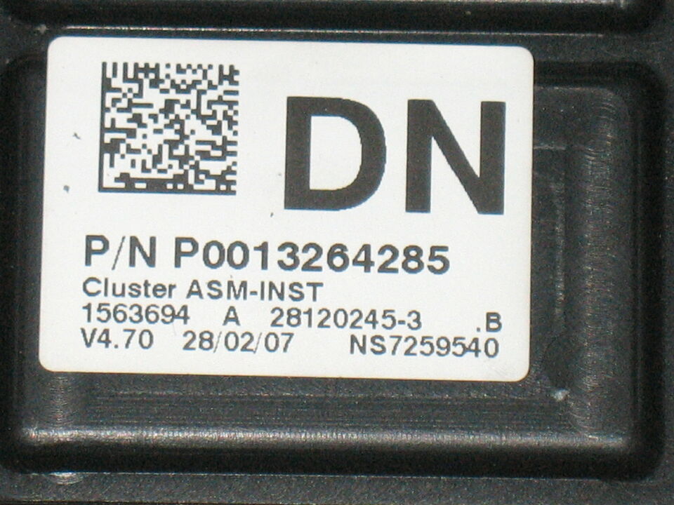 Quadro strumenti opel corsa d1.3 d p/n p0013264285