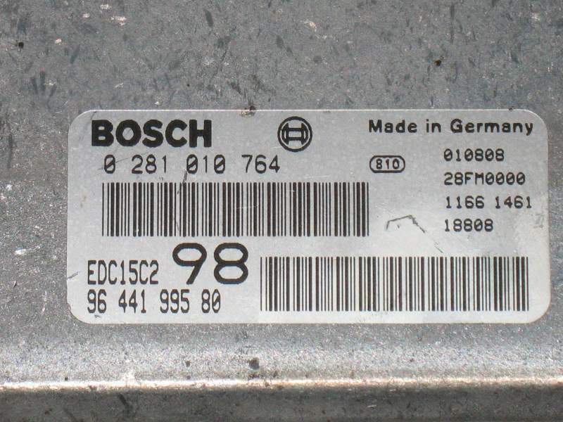 Citroen C5 Xsara Peugeot 406 ECU EDC15C2 9644199580 0281010764