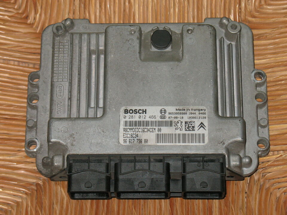 ECU CITROEN PEUGEOT 1.6 HDI 0281012466 9661135380 EDC 16C34-2.10