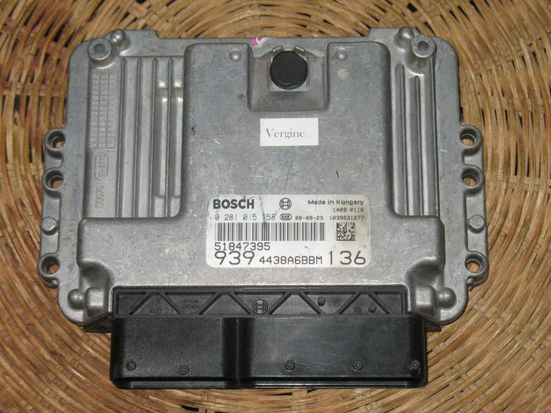 ECU alfa romeo 159 bosch 0281015158 51847395 4438a6bbm EDC16C39 Vergine