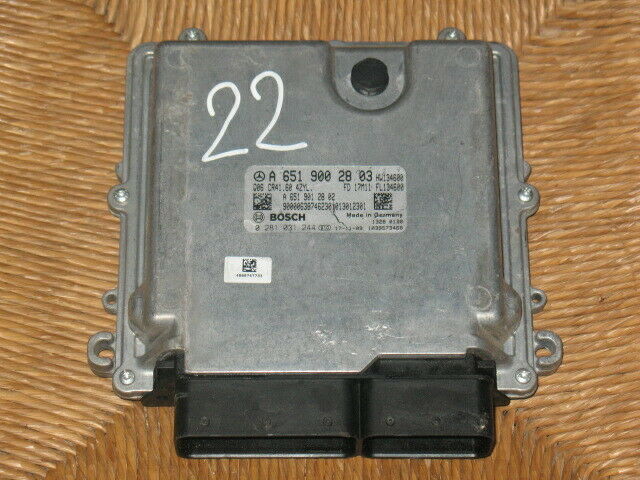MERCEDES VITO W447 2.2 0281031244 A6519002803 EDC 17C66 CR41.60