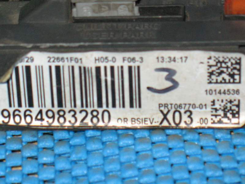 Ecu body computer citroen c3 9664983280 bsiev x03 00