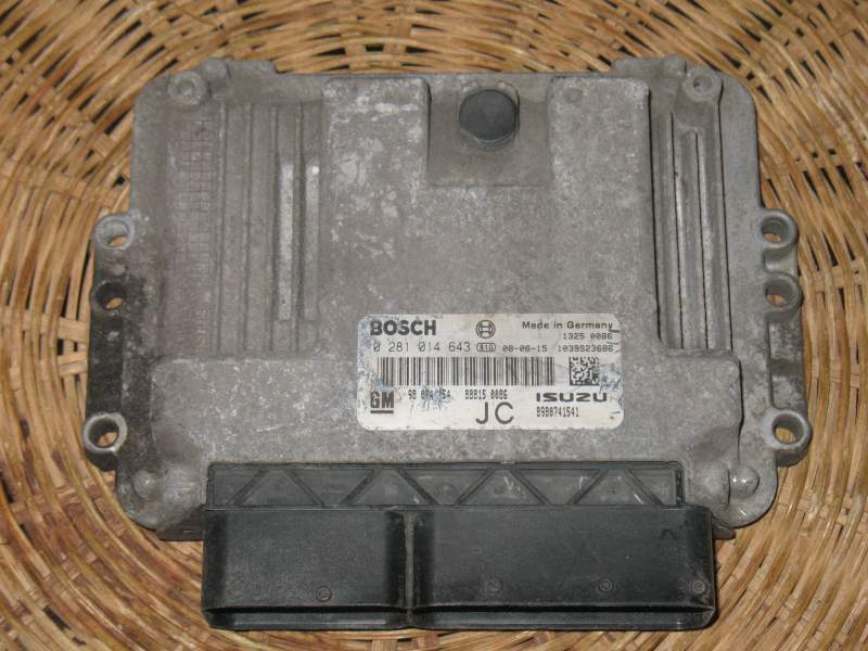 ECU OPEL ASTRA 1.7 CDTI Z17DTH 0281014643 GM 98074154 JC EDC16C9