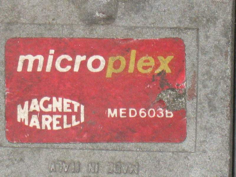 ECU fiat uno turbo microplex magneti marelli med603b 603B3557