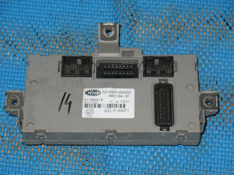 Ecu body computer fiat croma 1.9 501890160000 51789318