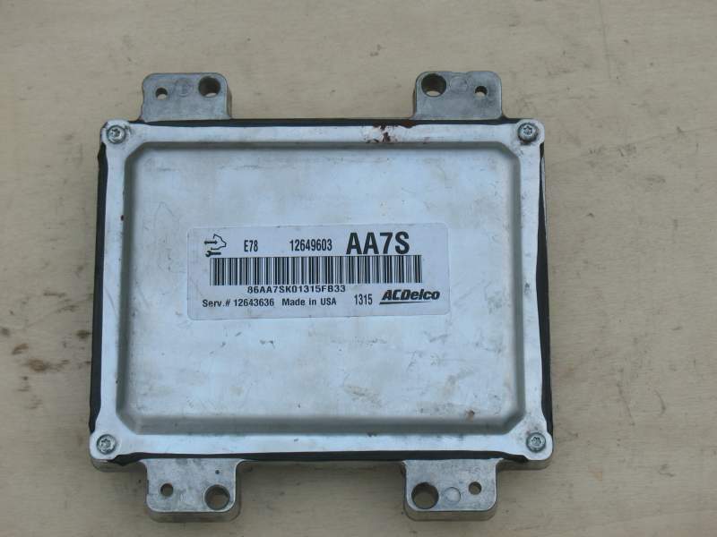 Chevy Chevrolet Volt OPEL ECM 12649603 12643636 E78 ECU AA7S