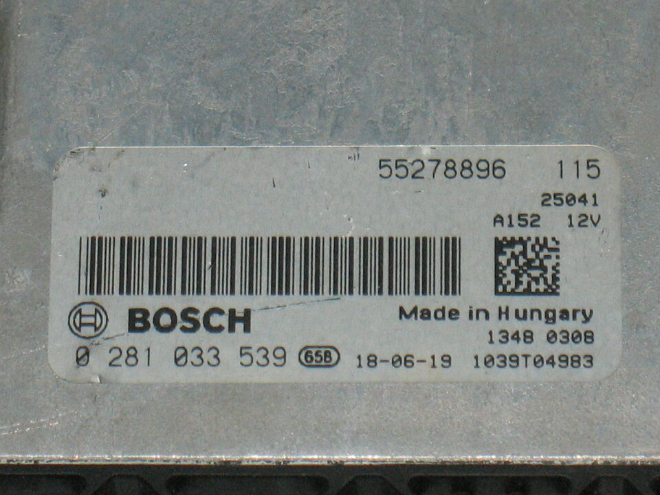 Ecu centralina motore fiat ducato 115 0281033539 55278896