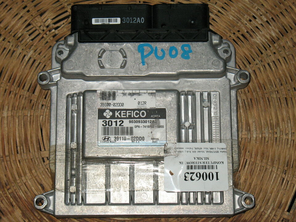 ECU HYUNDAI I10 3910002DD3 KEFICO 3911002DD0 GPA741SFS25000