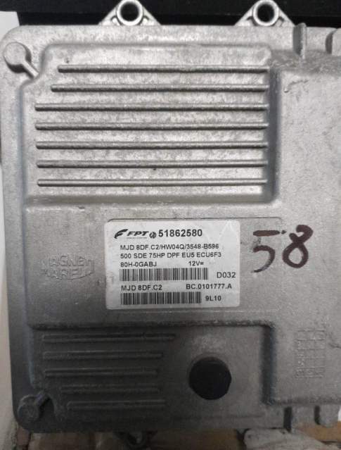 ECU FIAT 500 MJD 8DF.C2 75HP MJD 8DF.C2 51862580 51862559