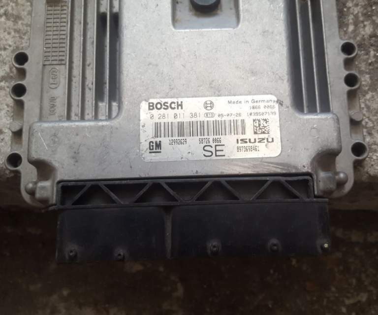 ECU OPEL ASTRA H 1.7 CDTI BOSCH 0281011381, GM 12992629 SE EDC 16C9-3.30