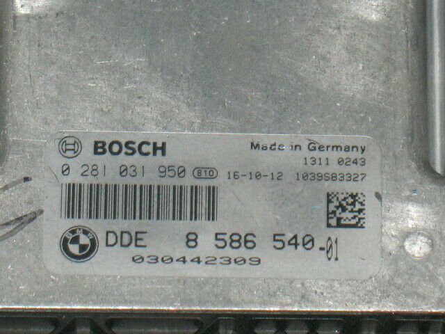 ECU BMW X5 X6 F15 F16 3.0 0281031950 DDE8586540 EDC17C56