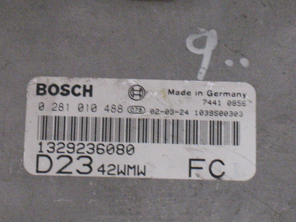 ECU FIAT DUCATO 2.3 JTD EDC15C7 0281010488 1329236080 D2342WMW