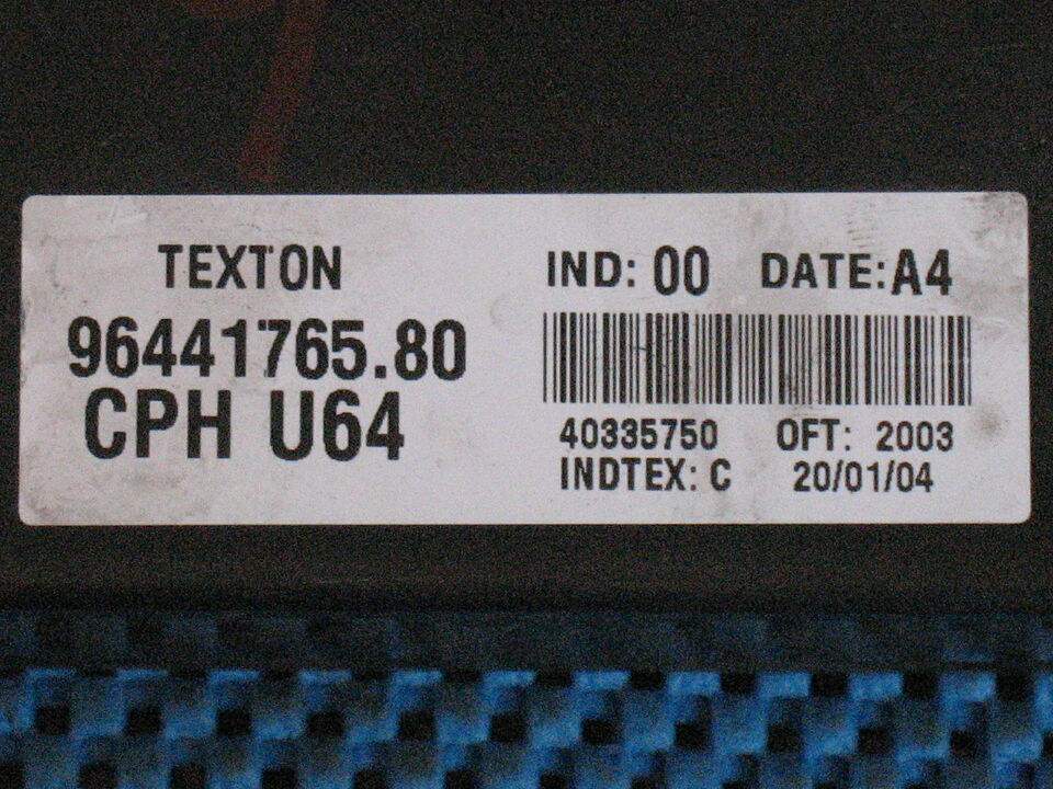 ECU JUMPY SCUDO EXPERT 2.0 HDI 96441765.80 9644176580 40335750