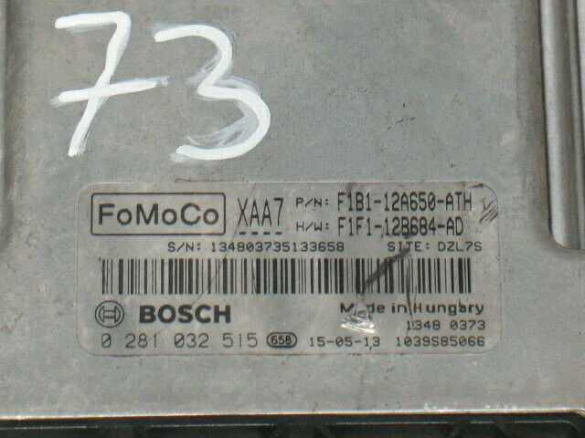ECU FORD FIESTA FOCUS 1.5 0281032515 F1B1-12A650-ATH EDC 17C70-3.10