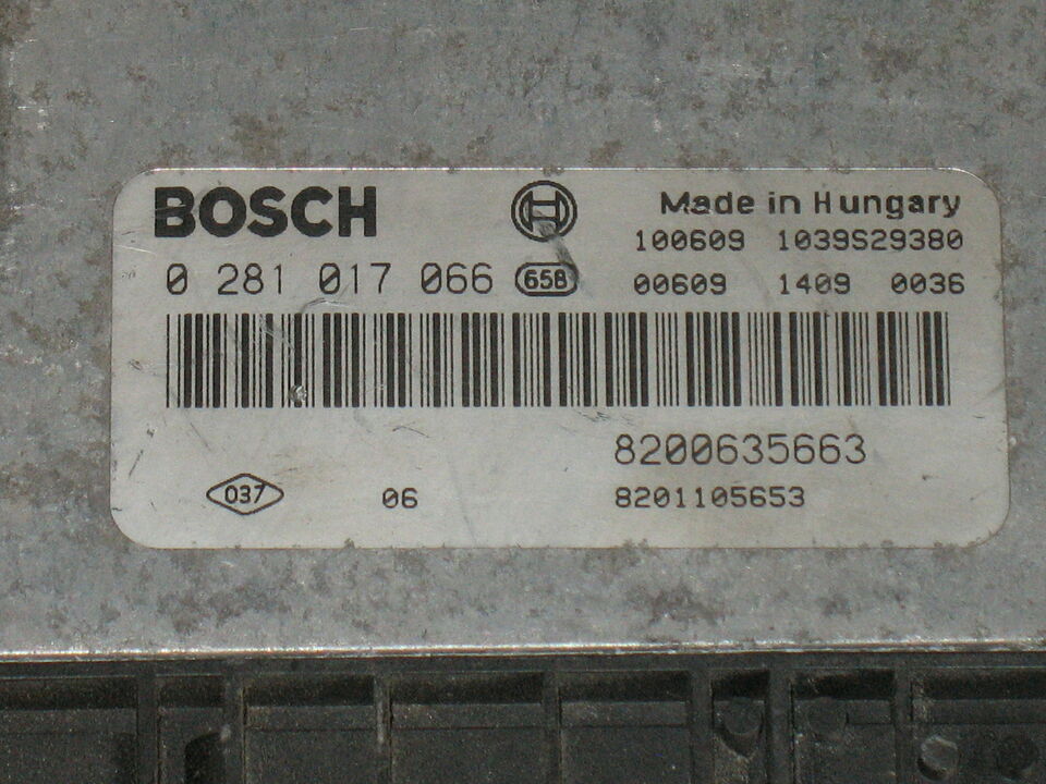 TRAFIC 2.5 OPEL VIVARO 0281017066 8200635663 EDC16C36 3.2