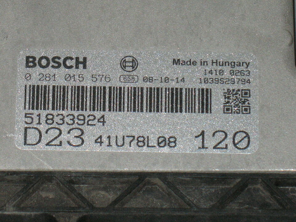 ECU FIAT DUCATO 2.3 JTD 0281015576 51861913 EDC 16C39-5.A7