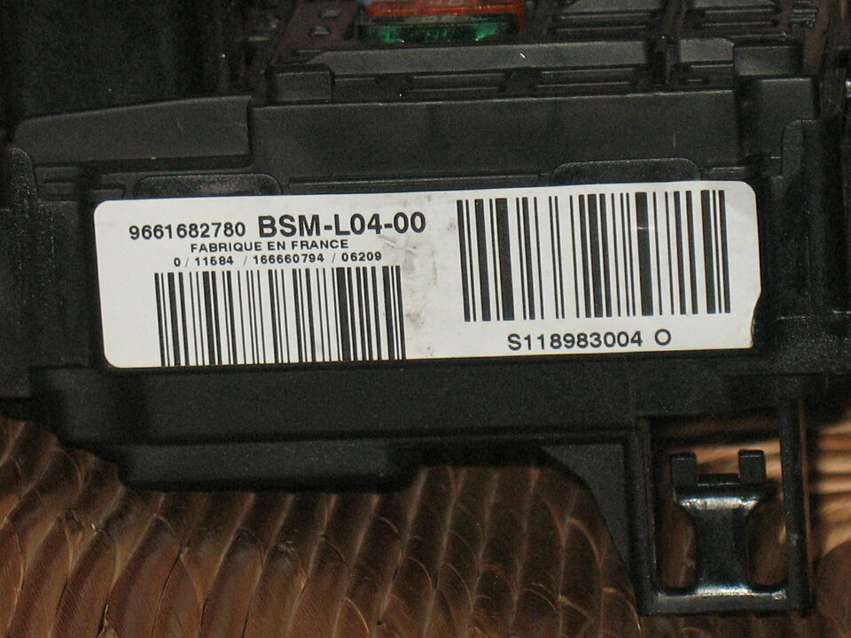 Peugeot Citroen C5 9661682780 S118983004 O BSM-L04-00
