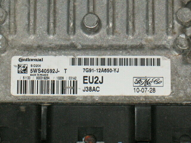 ECU FORD MONDEO 1.8 TDCI 5WS40592J-T 7G91-12A650-YJ SID206