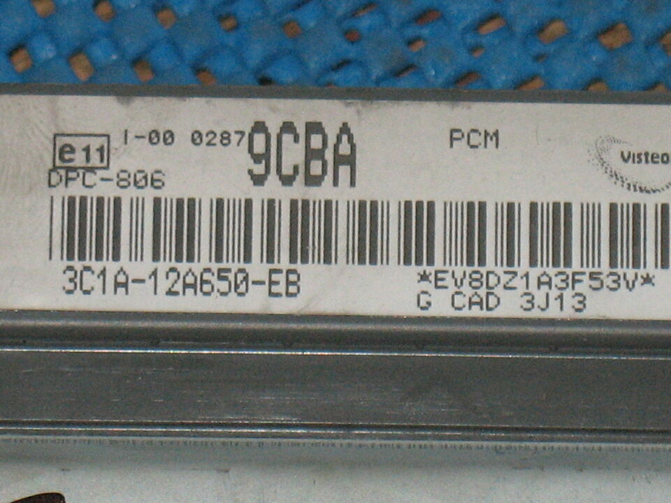 ECU FORD TRANSIT 2.0 TDDI 3C1A-12A650-EB 3C1A12A650EB 9CBA DPC-806