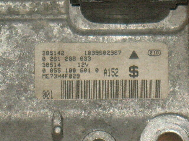 ECU FIAT Punto sporting 1.4 16V BOSCH 0261208033 ME7.3H4