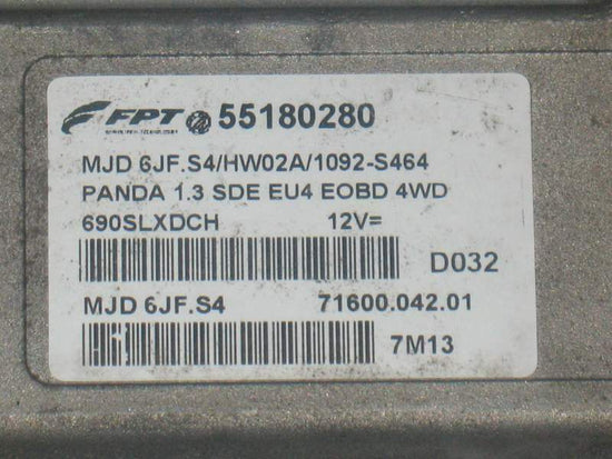 FIAT PANDA MARELLI MJD 6JF.S4 MJD6JFS4 FGP 55180280 7160004201
