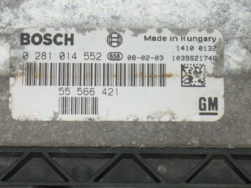 ECU OPEL SAAB 9-3 1.9 TTiD Diesel 0281014552 55566421