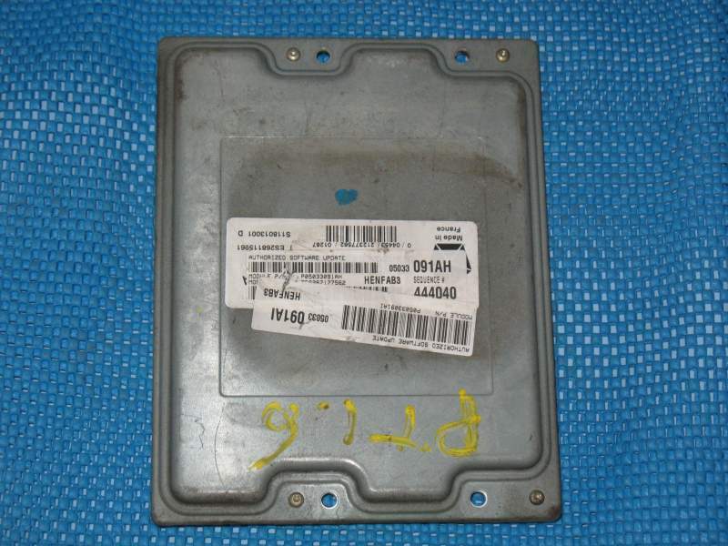 Ecu chrysler pt cruiser 1.6 p05033091ai P s118013001d henfab3