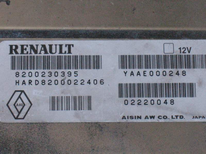 ECU Renault Laguna II 3.0 V6 ORIGINAL 8200230395, 8200022406