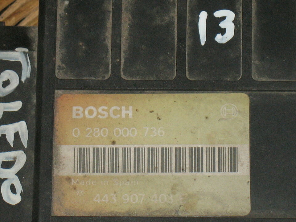 Ecu centralina toledo vw audi 028000007 443907403e