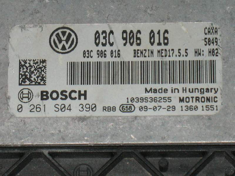 ECU VW Golf Jetta Scirocco 1.4 0261S04390 03C906016 MED17.5.5