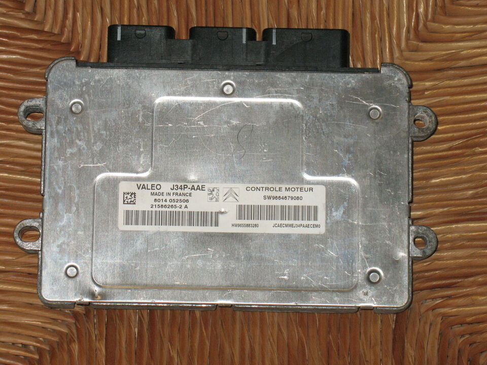 ECU CITROEN PEUGEOT JCAE J34P-AAE SW 9661717780 HW 9655883280