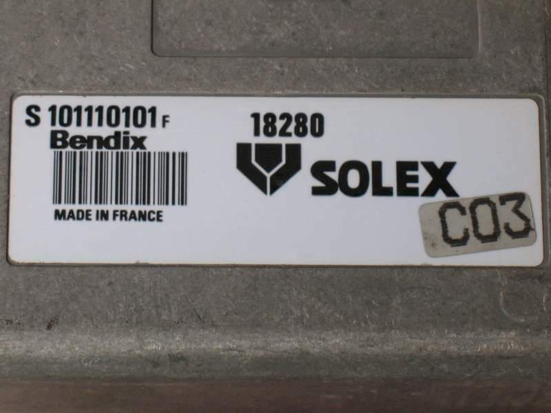 ECU Siemens Solex S 101110101 F PEUGEOT 309 405
