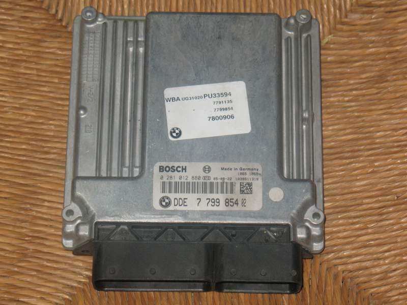 ECU BMW E87 E90 E91 DDE7799854 0281012880 DDE 7799854 02