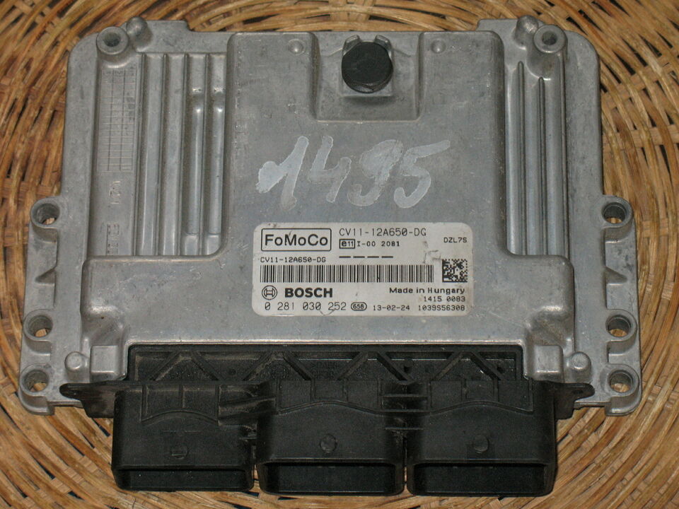 ECU FORD 1.6TDCİ BOSCH 0281030252 CV11-12A650-DG CV1112A650DG EDC 17C10-5.21