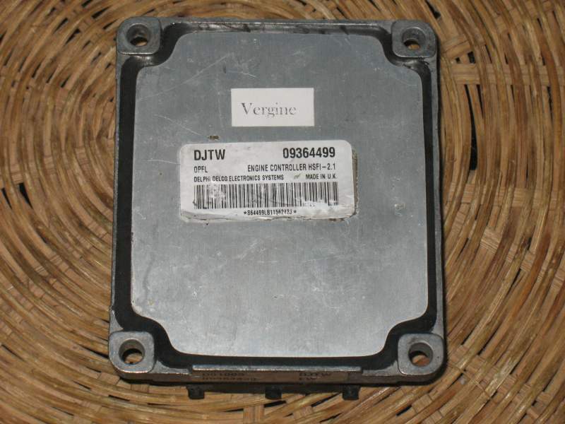 Ecu opel astra corsa zafira delphi 09364499 djtw hsfi-2.1 Z16XE