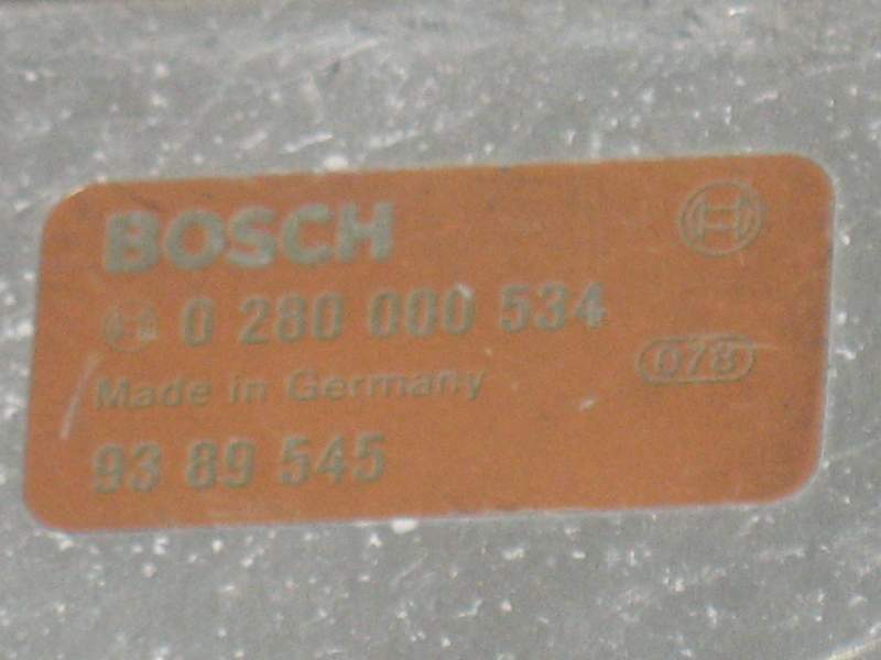 ECU citroen cx -89 cx 25 iniezione turbo 2 0280000354 bosch