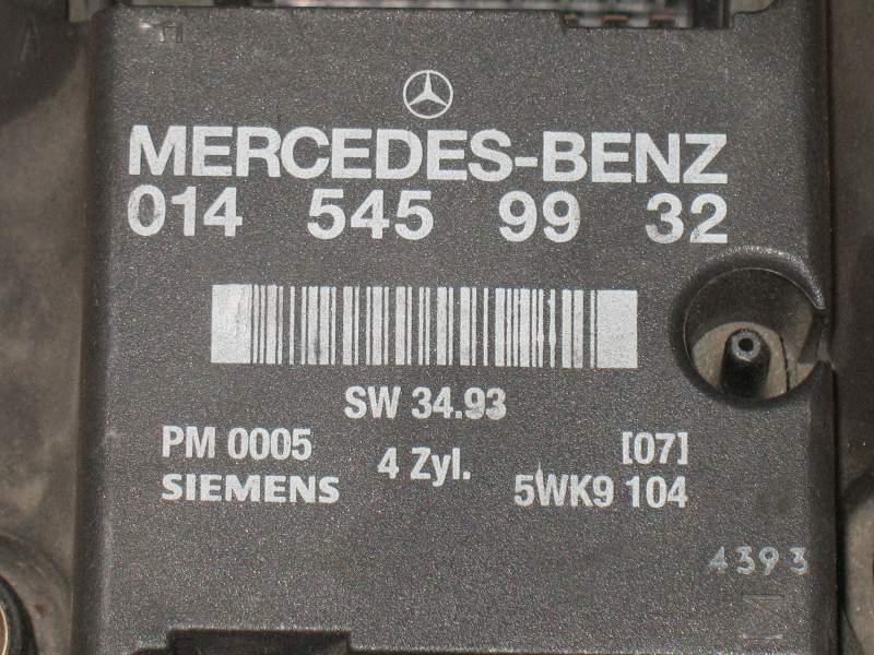 ECU MERCEDES-BENZ C200 W202 0145459932 SIEMENS 5WK9104
