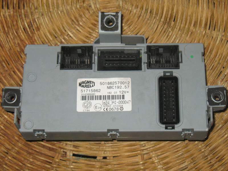 Body Computer Fiat Stilo 1.9cc JTD 12V MARELLI: 51715862