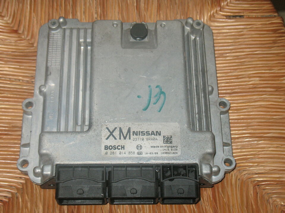 Ecu 23710BR40A nissan Qashqai 2.0 J10 bosch 0281014858 EDC16CP33