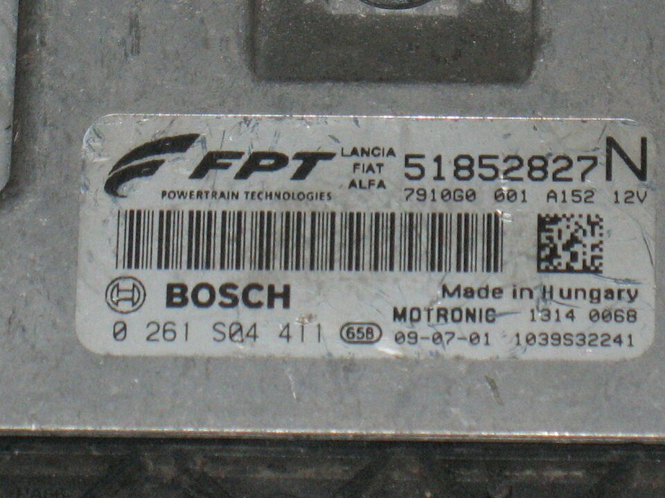 Ecu centralina lancia delta 0261s04411 51852827n