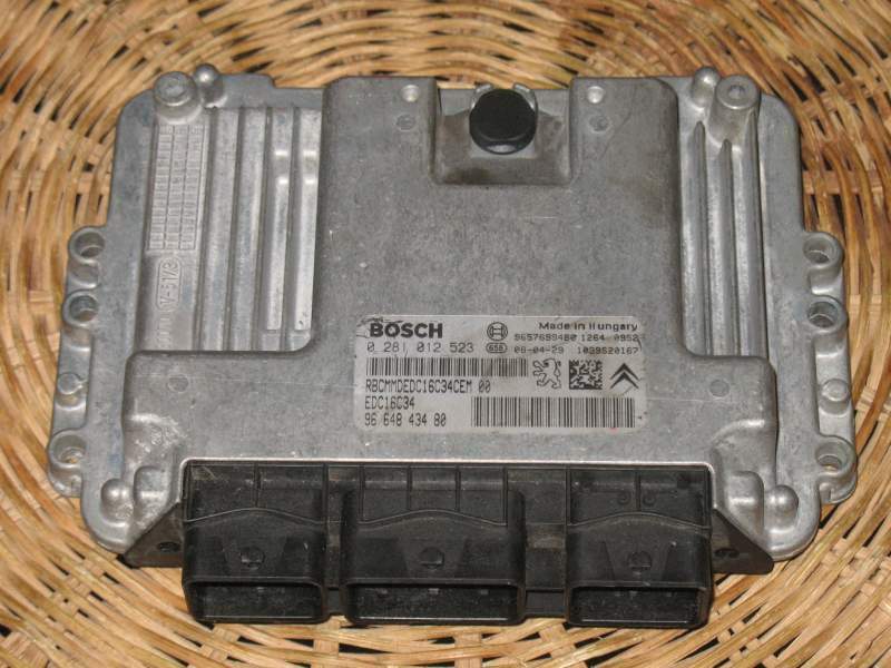 Ecu PEUGEOT 207 1.4 HDI BOSCH 0281012523 9664843480 EDC 16C34-4.61