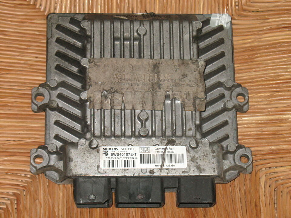 ECU PEUGEOT 406 2.0 HDI SID801A 5WS40107E-T SW9653150080