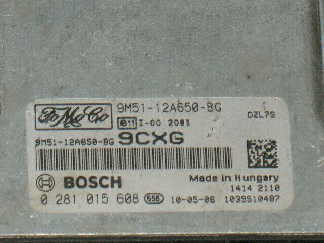 ECU Ford focus 1.6 110 hp edc 16c34 hw 0281015608 sw 1037501068