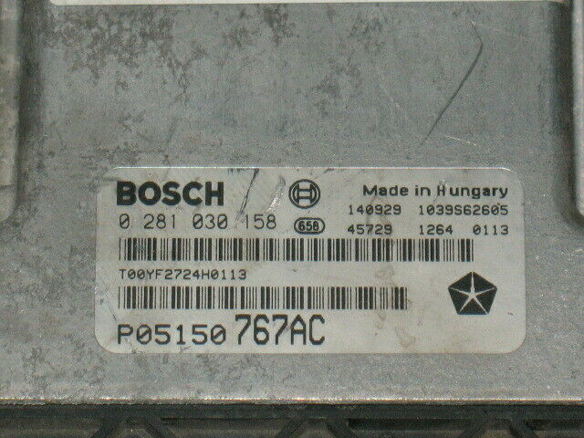 ECU JEEP GRAND CHEROKEE 3.0 V6 0281030158 P05150767AC EDC17C79