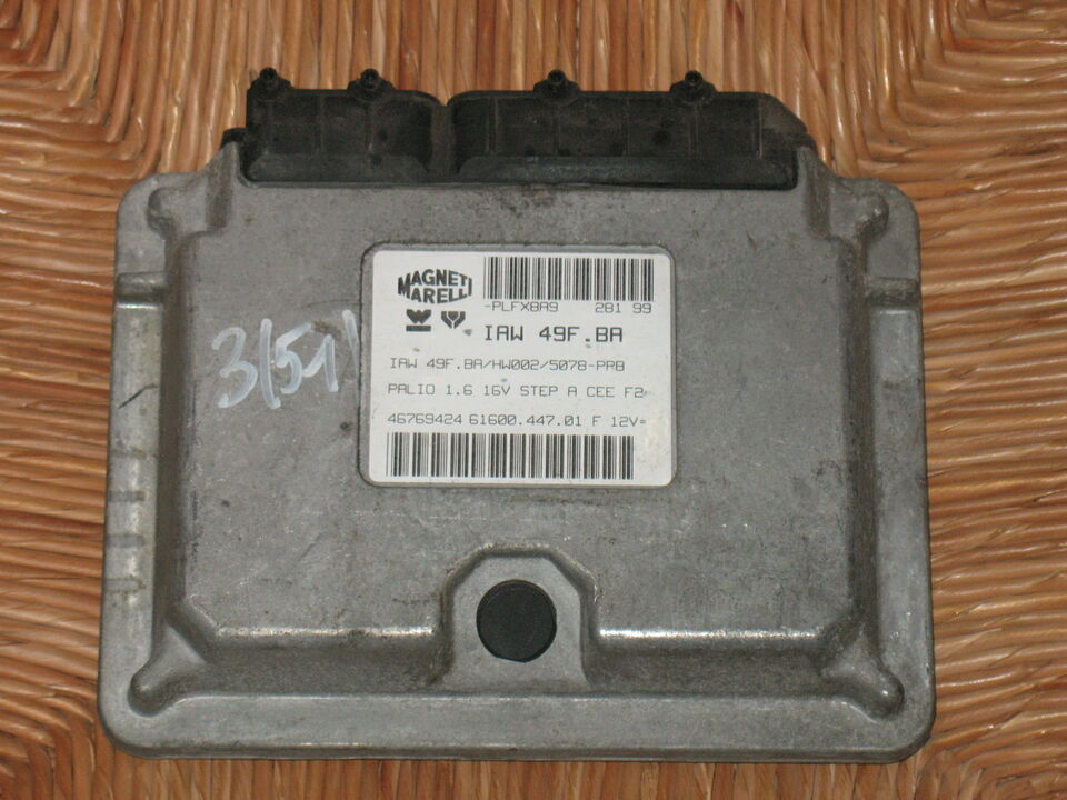 Ecu fiat palio magneti marelli iaw49fba 46769424 6160044701