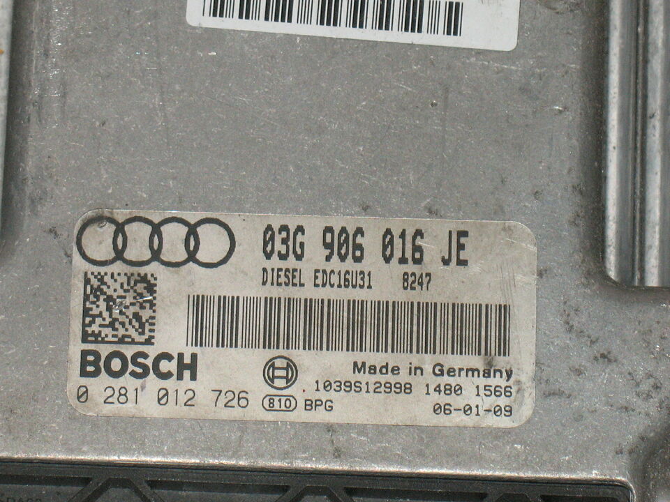 ECU AUDI A4 BOSCH 0281012726 03G906016JE EDC16U31